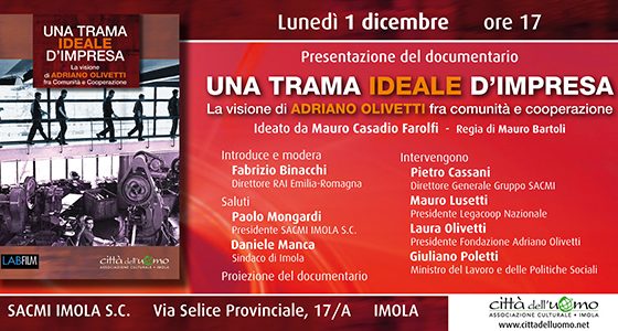 Invito documentario città dell'uomo