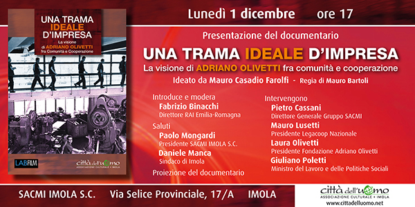 Invito documentario città dell'uomo